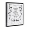Stupell Industries Elegant Banner Laundry Schedule Floating Frame, design by Lettered and Lined